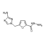 CAS#: 381201-04-3， 5-[(3-Amino-1H-1,2,4-Triazol-1-Yl)Methyl]-2-Furohydrazide