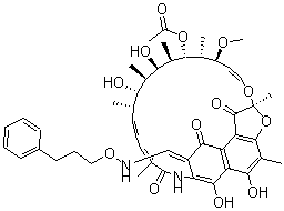 CAS#: 38128-87-9， 3-[[(3-Phenylpropoxy)Imino]Methyl]-Rifamycin