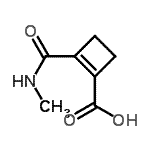 CAS#: 38197-76-1， 2-(Methylcarbamoyl)-1-Cyclobutene-1-Carboxylic Acid