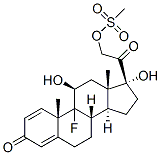CAS#: 382-66-1， [2-[(8S,10S,11S,13S,14S,17R)-9-Fluoro-11,17-Dihydroxy-10,13-Dimethyl-3-Oxo-6,7,8,11,12,14,15,16-Octahydrocyclopenta[a]Phenanthren-17-Yl]-2-Oxoethyl] Methanesulfonate