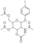 CAS#: 38229-75-3， 4-Iodophenyl 2-Acetamido-3,4,6-Tri-O-Acetyl-2-Deoxyhexopyranoside
