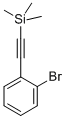 structure of CAS# 38274-16-7, (2-Bromophenylethynyl)Trimethylsilane;(2-BROMOPHENYLETHYNYL)TRIMETHYLSILANE, 9 8%