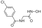 结构式 CAS# 38274-54-3, 4-氯-N-[2-(羟基氨基)-2-氧代乙基]苯甲酰胺