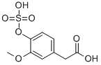 structure of CAS# 38339-06-9, Homovanillic Acid Sulfate;3-Methoxy-4-(Sulfooxy)-Benzeneacetic Acid Disodium Salt;3-Methoxy-4-(Sulfooxy)-Benzeneacetic Acid;3-Methoxy-4-(Sulfooxy)-Benzeneacetic Aci