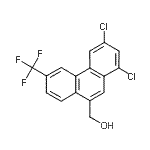 CAS#: 38492-81-8， [1,3-Dichloro-6-(Trifluoromethyl)-9-Phenanthryl]Methanol