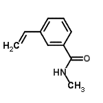 CAS#: 38499-16-0， N-Methyl-3-Vinyl-Benzamide