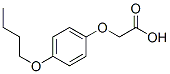 structure of CAS# 38559-81-8, 2-(4-Butoxyphenoxy)-Acetic Acid;2-(4-Butoxyphenoxy)Ethanoic Acid;(4-Butoxyphenoxy)Acetic Acid