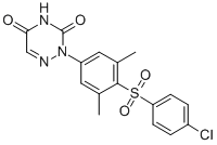 CAS#: 38560-80-4， 2-[4-(4-Chlorophenyl)Sulfonyl-3,5-Dimethylphenyl]-1,2,4-Triazine-3,5-Dione