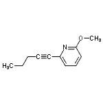 CAS#: 385825-97-8， 2-Methoxy-6-(1-Pentyn-1-Yl)Pyridine
