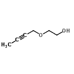 CAS 登录号：38644-91-6， 2-(2-丁炔-1-基氧基)乙醇