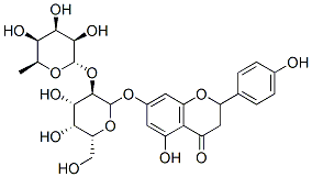 CAS#: 38664-96-9， 7-[(2S,3R,4S,5S,6R)-4,5-Dihydroxy-6-(Hydroxymethyl)-3-[(2S,3R,4R,5R,6S)-3,4,5-Trihydroxy-6-Methyloxan-2-Yl]Oxyoxan-2-Yl]Oxy-5-Hydroxy-2-(4-Hydroxyphenyl)Chroman-4-One