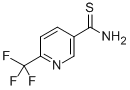 structure of CAS# 386715-34-0, 6-(Trifluoromethyl)-3-Pyridinecarbothioamide
