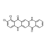 CAS#: 38720-66-0， 1,2-Dichloro-5,12-Dihydroquinolino[2,3-b]Acridine-7,14-Dione