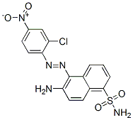 CAS 登录号：3874-84-8， 6-氨基-5-(2-氯-4-硝基苯基)偶氮萘-1-磺酰胺