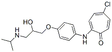 CAS#: 38767-87-2， 5-Chloro-2-[[4-[2-Hydroxy-3-(Propan-2-Ylamino)Propoxy]Phenyl]Amino]Cyclohepta-2,4,6-Trien-1-One