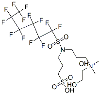 CAS 登录号：38850-58-7， 3-[3-(2-羟基乙基-二甲基铵基)丙基-(1,1,2,2,3,3,4,4,5,5,6,6,6-十三氟己基磺酰基)氨基]丙烷-1-磺酸酯