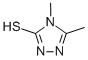 structure of CAS# 38942-50-6, 4,5-Dimethyl-4H-(1,2,4)Triazole-3-Thiol;Ark077;Zinc02566750;4H-1,2,4-Triazole-3-Thiol, 4,5-Dimethyl-