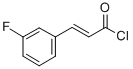 structure of CAS# 39098-87-8, 3-(3-Fluorophenyl)-2-Propenoyl chloride;3-(3-FLUOROPHENYL)-2-PROPENOYLCHLORIDE