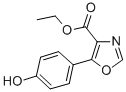 结构式 CAS# 391248-24-1, 5-(4-羟基-苯基)-恶唑-4-羧酸乙酯