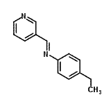 CAS#: 391608-80-3， (E)-N-(4-Ethylphenyl)-1-(3-Pyridinyl)Methanimine