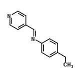 CAS#: 391609-31-7， (E)-N-(4-Ethylphenyl)-1-(4-Pyridinyl)Methanimine