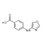 CAS#: 391870-64-7， 4-(1,3-Oxazol-4-Ylamino)Benzoic Acid
