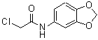 结构式 CAS# 392239-42-8, N-(1,3-苯并二氧戊环-5-基)-2-氯乙酰胺