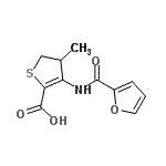 CAS#: 392244-43-8， 3-(2-Furoylamino)-4-Methyl-4,5-Dihydro-2-Thiophenecarboxylic Acid
