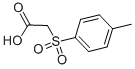 structure of CAS# 3937-96-0, 4-Toluenesulfonylacetic Acid;2-(4-Methylphenyl)Sulfonylethanoic Acid;(4-Tolylsulphonyl)Acetic Acid