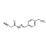 CAS#: 394666-10-5， 2-Cyano-N'-[(E)-(4-Ethylphenyl)Methylene]Acetohydrazide