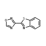 CAS#: 39512-78-2， 2-(1,2,4-Oxadiazol-3-Yl)-1,3-Benzothiazole