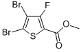 structure of CAS# 395664-58-1, 4,5-Dibromo-3-Fluoro-2-Thiophenecarboxylic Acid Methyl Ester;2-Thiophenecarboxylic Acid, 4,5-Dibromo-3-Fluoro-, Methyl Ester;4,5-Dibromo-3-Fluoro-2-Thiophenecarboxylic Acid Methyl Ester;Methyl 4,5-Dibromo-3-Fluoro-2-Thiophenecarboxylate