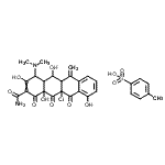 CAS#: 39649-76-8， 11A-Chloro-4-(Dimethylamino)-3,5,10,12A-Tetrahydroxy-6-Methylene-1,11,12-Trioxo-1,4,4A,5,5A,6,11,11A,12,12A-Decahydro-2-Tetracenecarboxamide 4-Methylbenzenesulfonate (1:1)