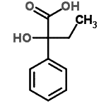 CAS 登录号：3966-31-2， 2-羟基-2-苯基丁酸