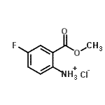 CAS#: 396652-66-7， (4-fluoro-2-methoxycarbonyl-phenyl)ammonium chloride