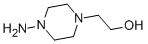 structure of CAS# 3973-70-4, 1-Amino-4-(2-Hydroxyethyl)Piperazine;2-(4-Amino-1-Piperazinyl)Ethanol;1-Piperazineethanol, 4-Amino-;Nsc87954