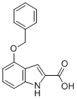 结构式 CAS# 39731-09-4, 4-苄氧基吲哚-2-羧酸