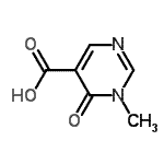 CAS#: 397310-83-7， 1-Methyl-6-Oxo-1,6-Dihydro-5-Pyrimidinecarboxylic Acid