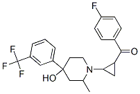 CAS#: 39757-59-0， (4-Fluorophenyl)-[2-[[4-Hydroxy-4-[3-(Trifluoromethyl)Phenyl]Piperidin-1-Yl]Methyl]Cyclopropyl]Methanone