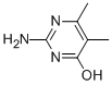 structure of CAS# 3977-23-9, 2-Amino-5,6-Dimethyl-4-Hydroxypyrimidine;Nsc 66052;534617_Aldrich;St5409779