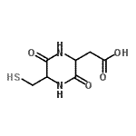 CAS#: 397847-74-4， [3,6-Dioxo-5-(Sulfanylmethyl)-2-Piperazinyl]Acetic Acid