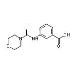 CAS#: 397848-82-7， 3-[(4-Morpholinylcarbonyl)Amino]Benzoic Acid