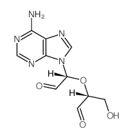 CAS#: 39798-19-1， (2R)-2-[(1R)-1-(6-Aminopurin-9-Yl)-2-Oxoethoxy]-3-Hydroxypropanal