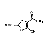 CAS#: 39822-46-3， 4-Acetyl-5-Methyl-2,3-Dihydro-2-Furancarbonitrile