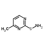 CAS#: 3993-59-7， 2-(Aminosulfanyl)-4-Methylpyrimidine