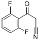 structure of CAS# 40017-76-3, 3-(2',6'-Difluorophenyl)-3-Oxopropanenitrile;3-(2',6'-DIFLUOROPHENYL)-3-OXOPROPANENITRILE;1-(2,6-Difluorophenyl)But-3-Yn-1-One;2,6-DIFLUOROBENZOYLACETONITRILE