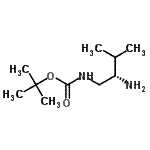 CAS 登录号：400652-55-3， [(2S)-2-氨基-3-甲基丁基]氨基甲酸叔丁酯