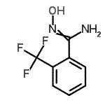 结构式 CAS# 40067-66-1, N'-羟基-2-(三氟甲基)苯甲脒