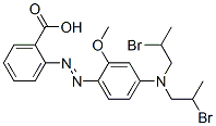 CAS#: 40136-96-7， 2-[[4-[Bis(2-Bromopropyl)Amino]-2-Methoxyphenyl]Azo]Benzoic Acid