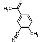 CAS#: 40180-77-6， 5-Acetyl-2-Methylbenzonitrile